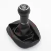 New 5 Speed Car Gear Stick Shift Knob With Leather Boot For VW Golf 2 3 4 Cabrio Polo 6N Passat 35i Car-Styling
