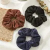 جديد إمرأة بلون الذهب المخملية scrunchies سيدة مرونة رباطات الحرير hairbands الفتيات الشعر التعادل الشعر حبل اكسسوارات للشعر