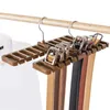 10 Stojak do przechowywania Grid Tie Pas Belt Organizer Oszczędność Oszukata Szalik Wieszak Hood Hook Hook Closet Organization Topy Bra Belt Torba 5343 Q2