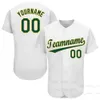 Custom Baseball Jersey b11 stad Seattle Texas Heren Dames Jeugd maat S-3XL Print Jerseys