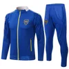 Boca Juniors 21 22 Tracksuit Jackets 2021 2022 Tevez de Rossi Maradona 조깅 축구 훈련 슈트 Surveetement 샹들리콘 축구 키트