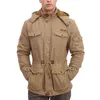 남성 군사 재킷 따뜻한 파카 남성 겨울과 코트 양털 후드 열 두꺼운 겉옷 211126