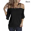 Slash Neck Sexy T Shirts Top Women Off The Shoulder Solid T-Shirts Women's Plus Size S-5XL Clothes Half Sleeve Tees 3XL 4XL Top Y0629