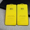 9D Full Cover Cover gehärtetes Glas Displayschutzfolien für iPhone15 14 13 12 11 Pro Max XS XR X 6 7 8 Plus Samsung A11 A21 A51 A71 LG K51S K61S Moto G9