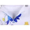 arrivo Donne gonne a matita fiore blu stampa aderente signora midi saia moda faldas mujer ragazze bottoms 210708