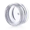 3ml/3g 5ml/5g Empty Plastic Bottle Cosmetic Samples Container for Make Up Jewelry Cream Small Clear Pot Jars