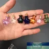 Mini Glasflaschen mit Metallschleifenkorken DIY 7 Arten Farben Pflaume Blumenform Anhänger Gläser Nette Wishing Phioles Geschenke