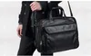 Grand sac fourre-tout en cuir pour ordinateur portable pour hommes, sacoches pour ordinateur d'affaires