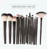 18 pcs cosméticos maquiagem escova olho maquiagem pincéis set pinceaux de maquillage kit em 7 cores