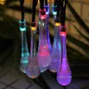 Bubbla Vattendroppe Led Sollampa String Crystal Lamp Courtyard Party Decoration Lights Garden Festival Outdoor Light T2i52694