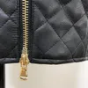 Saias High End Tip Bens Mais Recente Estilo Clássico Leão Botão Sutura Ling Couro Zipper Busto Saia De Cintura Alta