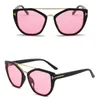 Metal óculos de sol óculos mulheres vintage sol vidros senhora tonalidade moda punk eyewear popular tendência envoltório monóculos uv400