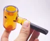 Taninetto per tubi a martello di vetro di alta qualità Sherlock cucchiaio di cucchiaio tabacco tubo di fumo a mano tubo di colore misto intero8694160