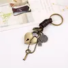 Antigo Bronze Chave Chaveiro Chaveiro Tag Keyring Keychain Chaveiro Chaveiro Chaveiro Chave Chave Saco Pendura Moda Jóias Drop Ship