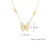 Gold Color Shell Butterfly Necklace For Women Fashionable Clavicle Chain pendant necklaces