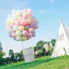 100 stks 10 inch macaron snoep pastel snoep latex ballonnen kinderen verjaardagsfeest helium baloons baby shower bruiloft decoratie 210626