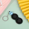 2021 toy Creative finger bubble silica gel key ring factory processing custom deratization pioneer