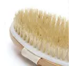 Moda Hot Natural Longo De Madeira Bristle Brush Bod Massager Banheiro Duche Back Spa ScrubberDH9499