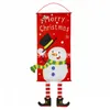 Merry Christmas Decorations Deurbanner Opknoping Ornament Decoratie voor Home Xmas Gift Navidad Noel