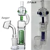 5.9 inç Küçük Bong Nargile Gözlük Yağ Kuleleri Perc Kalın Cam Su Bongs Sigara Borular Dabber Chicha Ile 14mm Banger