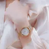 Bs Bee Sister Crystal Watch Women Luxury Brand Elegant Simple Gold Female Wrist Watches Ladies Clock Montre Femme 210527