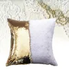 40 * 40 cm Sequin Pillowcovers Sovrum Sofa Kudde Kasta Pillow Case Kontorsstol Pillowcover Heminredning Tillbehör JJF11050