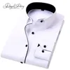 Davydaisy Hoge kwaliteit Mannen Shirt Lange Mouw Twill Solid Causal Formal Business Shirt Merk Man Jurk Shirts DS085 210705