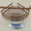 Bath Corner Shelf Antique Bronze Bathroom Shower Shampoo Holder Shelves Storage Rack Basket EF2301 Y200407