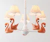 Children's room lights Nordic net red ins little girl boy princess bedroom chandeliers rural creative flamingo lamps