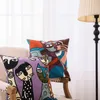 100% cotone stile Picasso ricamato quadrato federa cuscino del divano per auto sedia cuscino 45x45 cm senza imbottitura Y200104