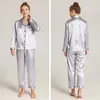 春の女性のパジャマのシルクパジャマの女性パジャマドロップシップPajamasの女性寝室夏のパジャマの女性Pijama Bannirou x0526