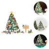 Wall Stickers 1 Sheet Xmas Tree Gift Sticker Decor Christmas Decorative