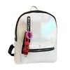 Buitenzakken vrouwen dames mode meisjes bling multicolor school rugzak casual tas pu backpacks college bagpack 0221