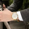 カレンファッションクォーツメンズ腕時計ステンレススチールの日付腕時計カジュアルカレンダー男時計男性ビジネスRelogio Masculino Q0524