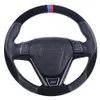 Coprivolante per auto in pelle scamosciata per BMW E46 318i 325i E39 E53 X5 / Treccia avvolgente sterzo personalizzata