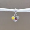 925 Sterling Silver Love Magic Corner String Wisiorek DIY Koraliki Fit Pandora Bransoletka Naszyjnik Biżuteria Prezent