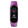 BAKEEY M4S HJÄLTRUISE Blodtryck Syre Monitor Multisportlägen Ring avslag USB-laddning Smart Watch