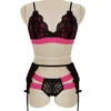 XXXL Große Größe Frauen Unterwäsche Sexy Spitze Wireless Bh Mit Strumpfband Tanga Set Sexy Dessous Erwachsene Produkt Babydoll 2021 Mujer k8590541