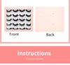 10 Pairs Faux Mink Hair False Fake Eyelashes 6 Styles Thick Hand Made Eye Lashes Extensions MY1001