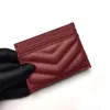 Card Holders Style Designer Wallet Women Caviar Leather Case Fashion Hasp Short Bag Men Lady Purse With Box300m