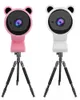 Bilgisayar Kamera Sevimli Panda 1080p Mikrofon ile Ücretsiz Drive Webcam Oline Ders Öğretmenlik Canlı Video Konferansı