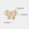 Golden Butterfly Vintage Brooches For Women Luxury Animal Costume jewelry Coat Pin All Match High Fashion Accessories Bijoux
