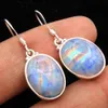925 Sterling Silver Earrings 10X14MM Large Oval Natural Moonstone Elegant Simple Pendant Whole Engagement Part 2106249330684