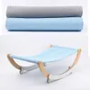 Pet Kot Lounger Łóżko Drewno Hamak dla Cat House Puppy Mata Wiszące Łóżka Koty Kosz Małe Pies Soft Sofa Okno Ciepłe produkty 210722