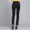 wmwmnu女性のズボンの仕事を着用カジュアルな春黒鉛筆パンツプラスサイズ4xl女性スリム弾性パンタロンMujer 210915