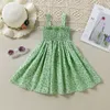 Toddler Baby Girls Summer Dress Floral Beachwear Suspender Sundress Kjol Little Girl Clothes