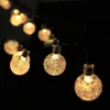 Lampe solaire Chaîne à LED Cordes Férées Lights Solars Puissance Deux Fonctions Guirlandes Jardin Décor de Noël Lumière pour l'extérieur