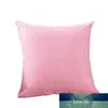 Простая льняная подушка для подушки дома подушка 40x40 твердого офиса автомобиль розовая подушка декоративная подушка для гостиной