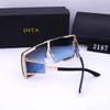 DITA Designer Sunglasses Limted Men Women Brin brin Metal Vintage Sunglasses Style Square Frameless UV 400 Lens Original Box and Case 299f