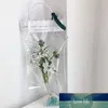 투명한 핸드백 Pvc 꽃 패킹 부대 휴일 선물 꽃다발 PackagingSmall 여자 조직자